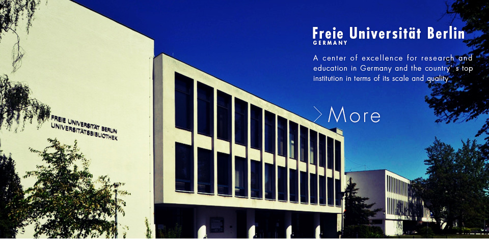 Freie Universität Berlin / GERMANY / A center of excellence for research and education in Germany and the country’s top institution in terms of its scale and quality